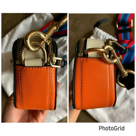 Authentic Rare Marc Jacobs Snapshot Blue Sea Multi Camera Crossbody Shoulder Bag - Picture 10 of 16